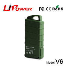 high capacity 12000mAh 12v lithium ion battery jump start battery pack with battery cable